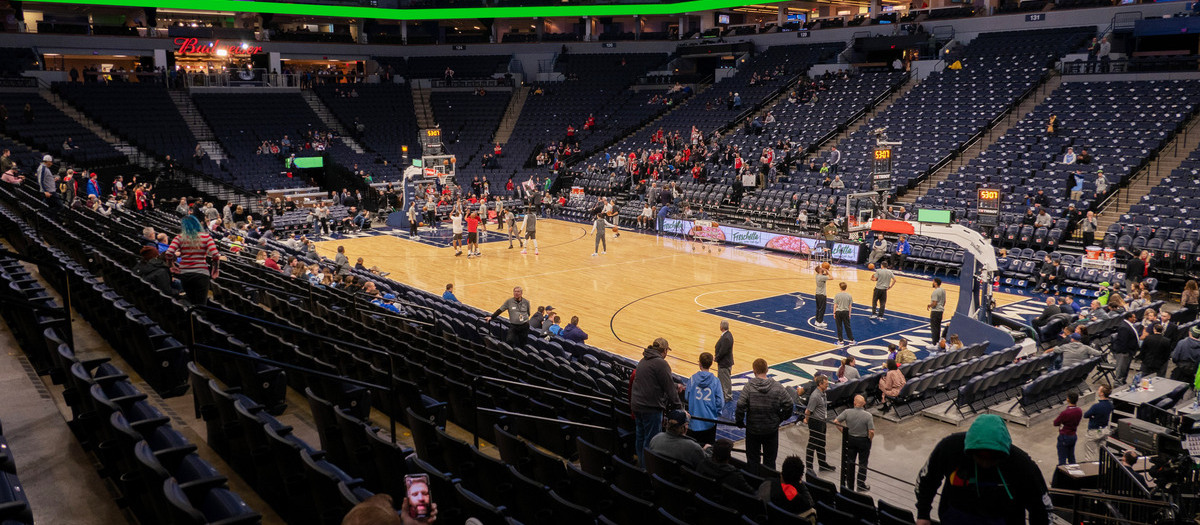 Timberwolves Seating Chart Rows