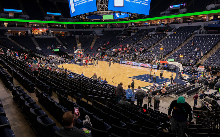 Minnesota Timberwolves Seating Chart Map Seatgeek