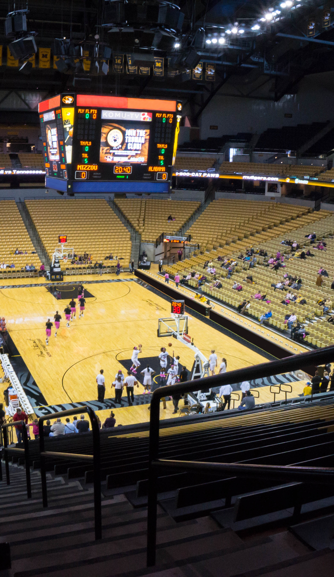 A Missouri Tigers Basketball live event