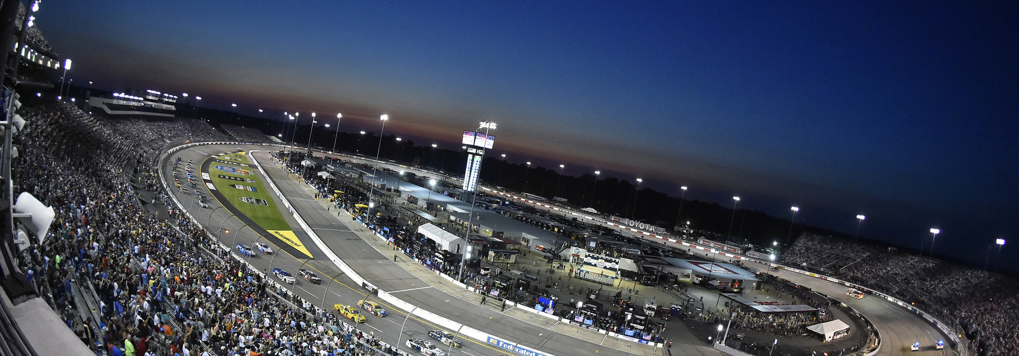A NASCAR Camping World Truck Series live event