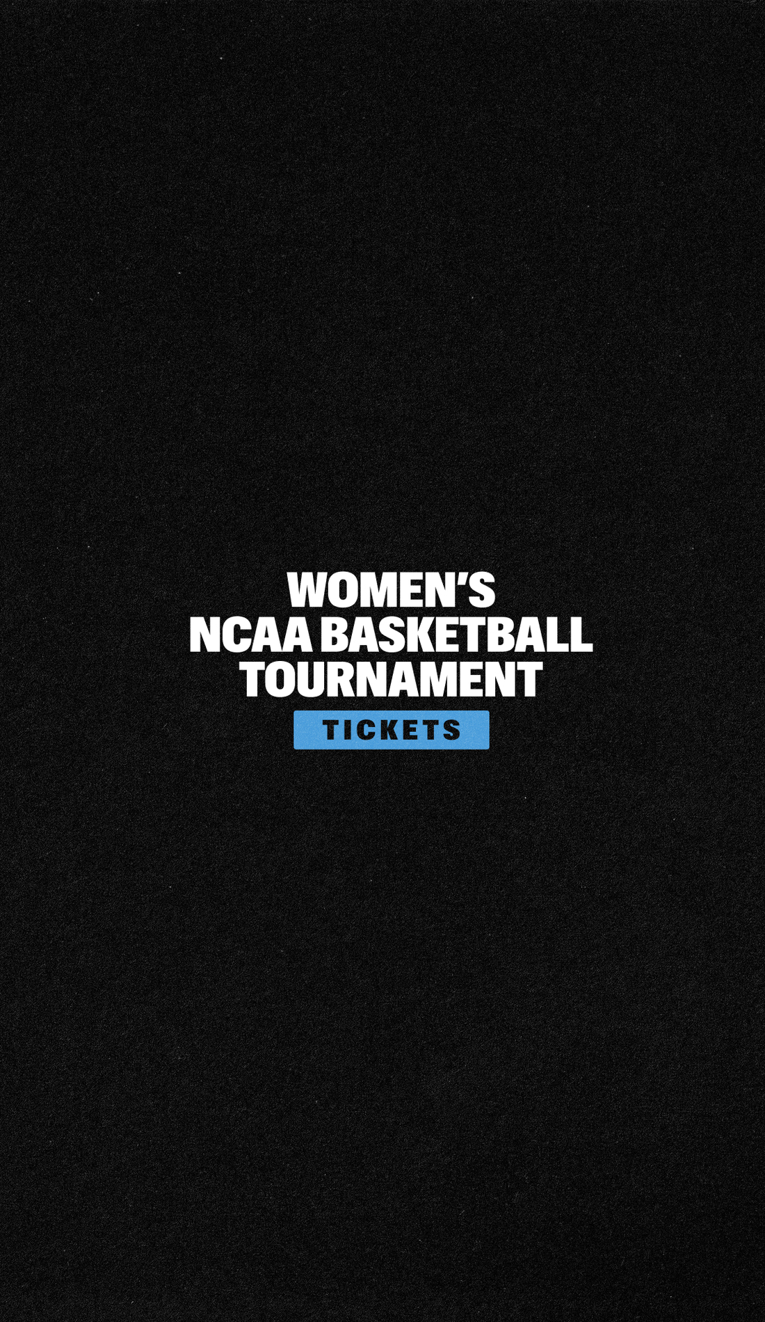A NCAA Women's Basketball Tournament live event