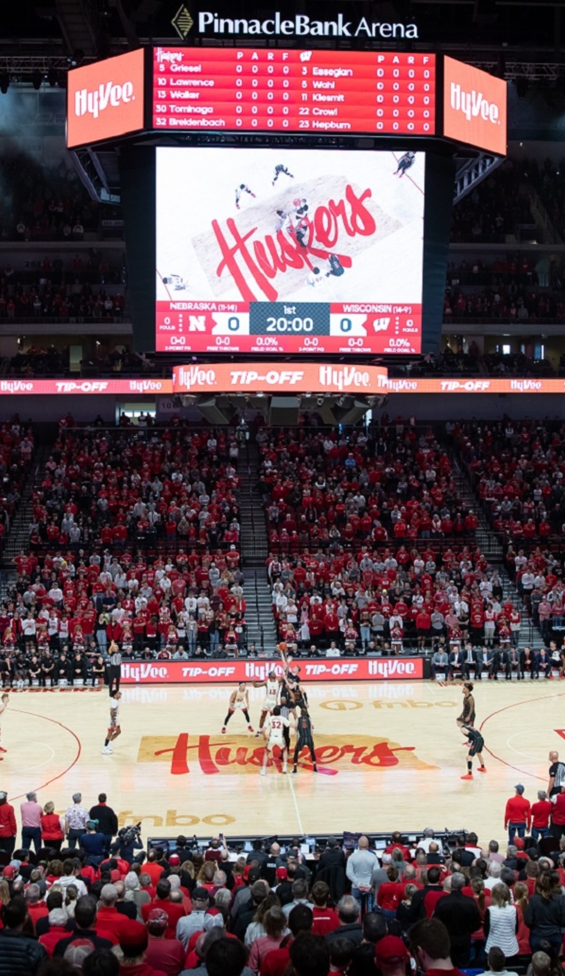 A Nebraska Cornhuskers Basketball live event