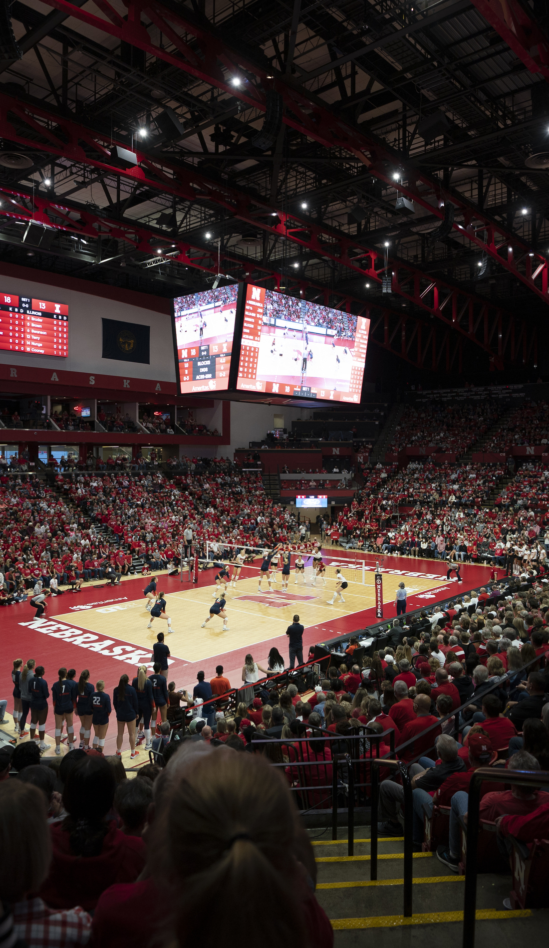 A Nebraska Cornhuskers Womens Volleyball live event