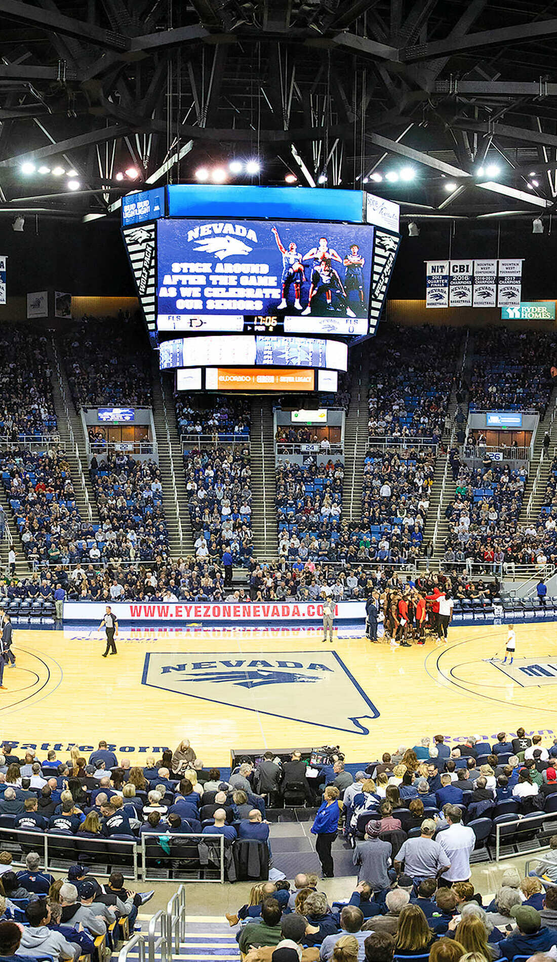 A Nevada Wolf Pack Basketball live event