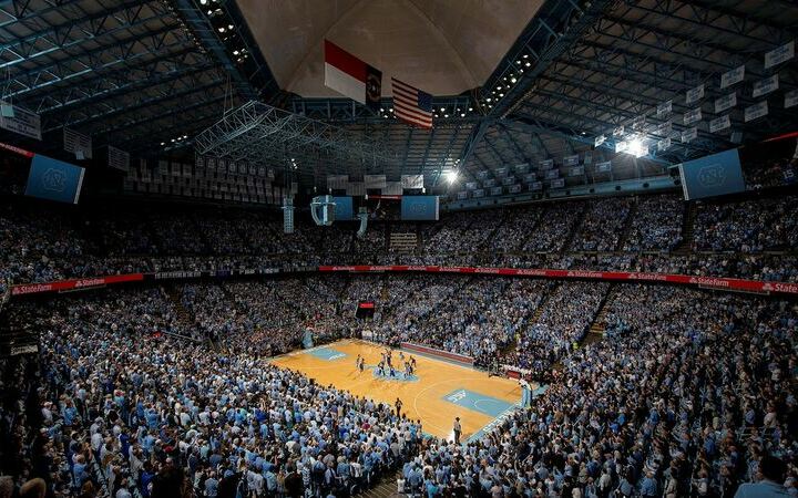 Dean Smith Center Seating Chart Map