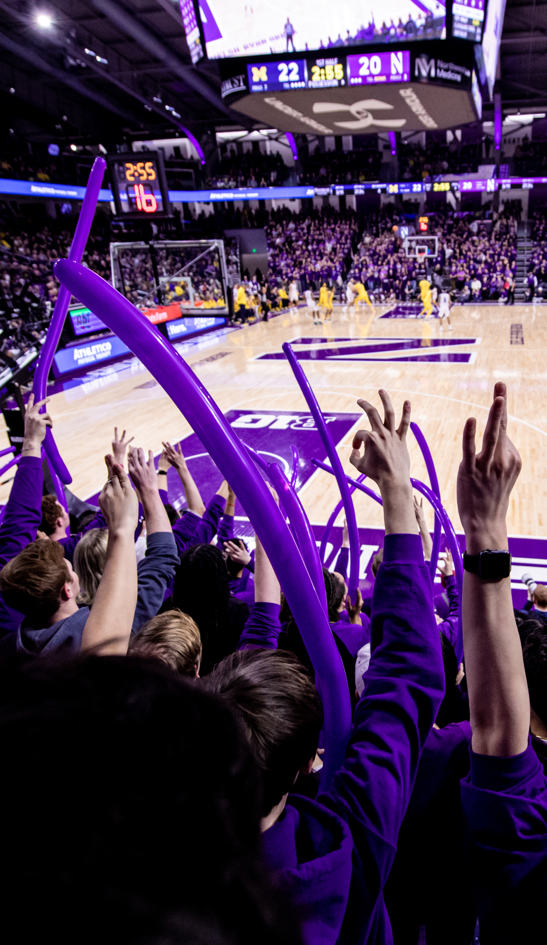A Northwestern Wildcats Basketball live event