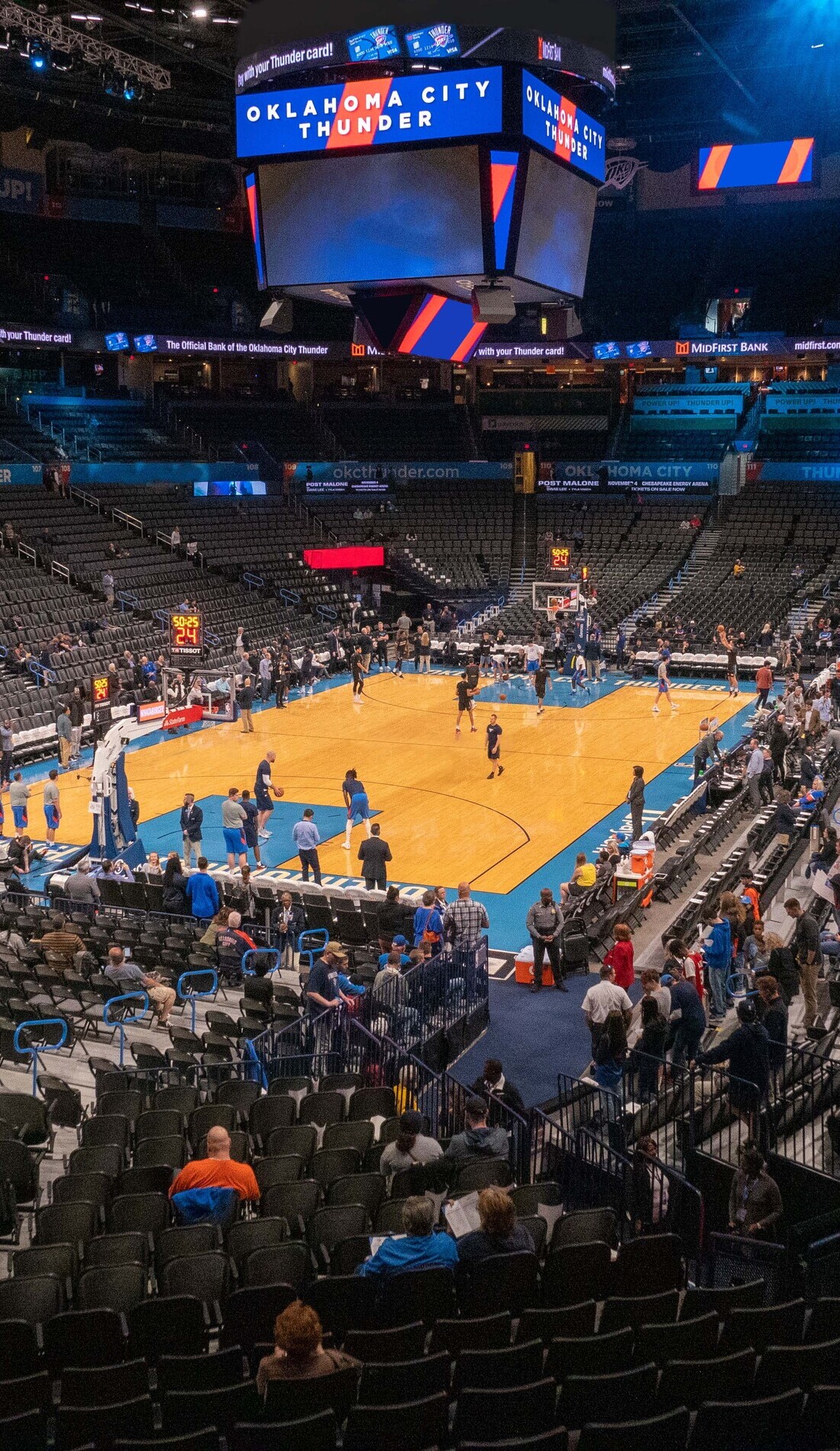 A Oklahoma City Thunder live event