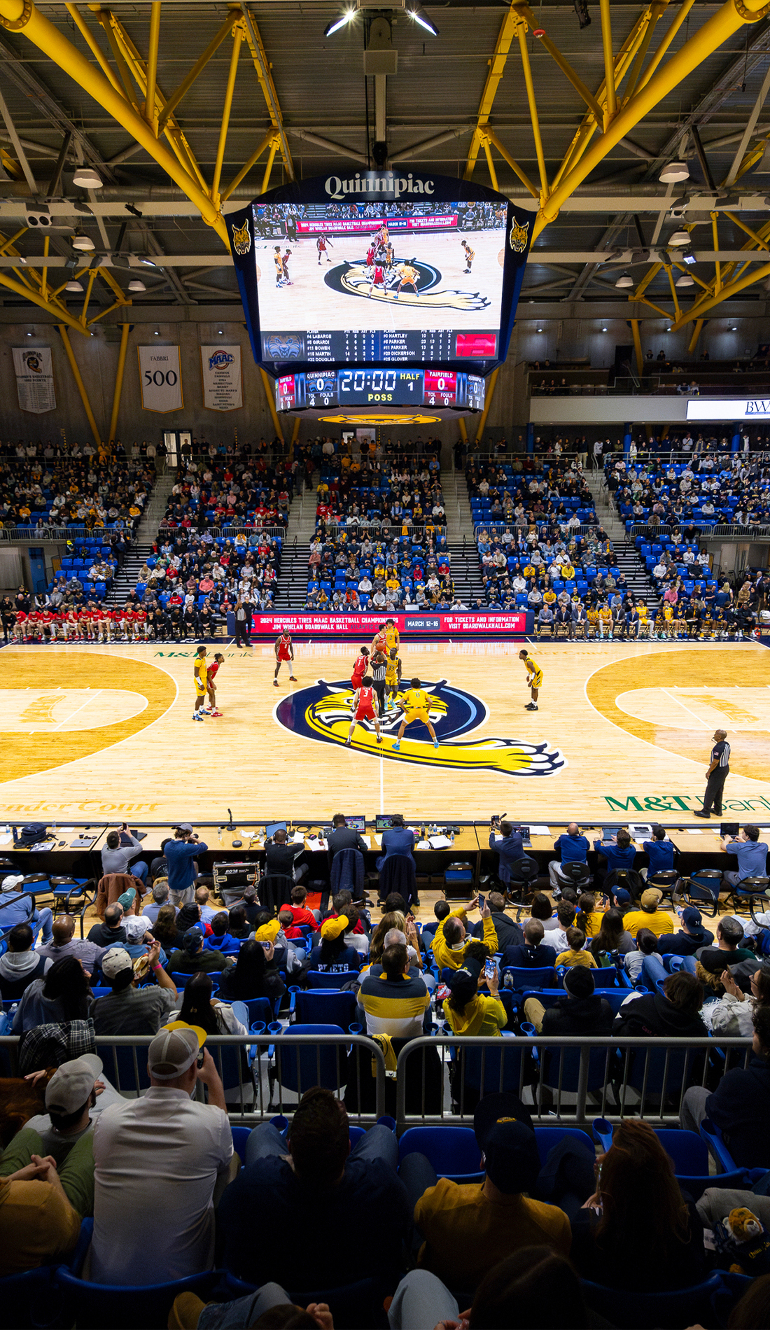 A Quinnipiac Bobcats Basketball live event