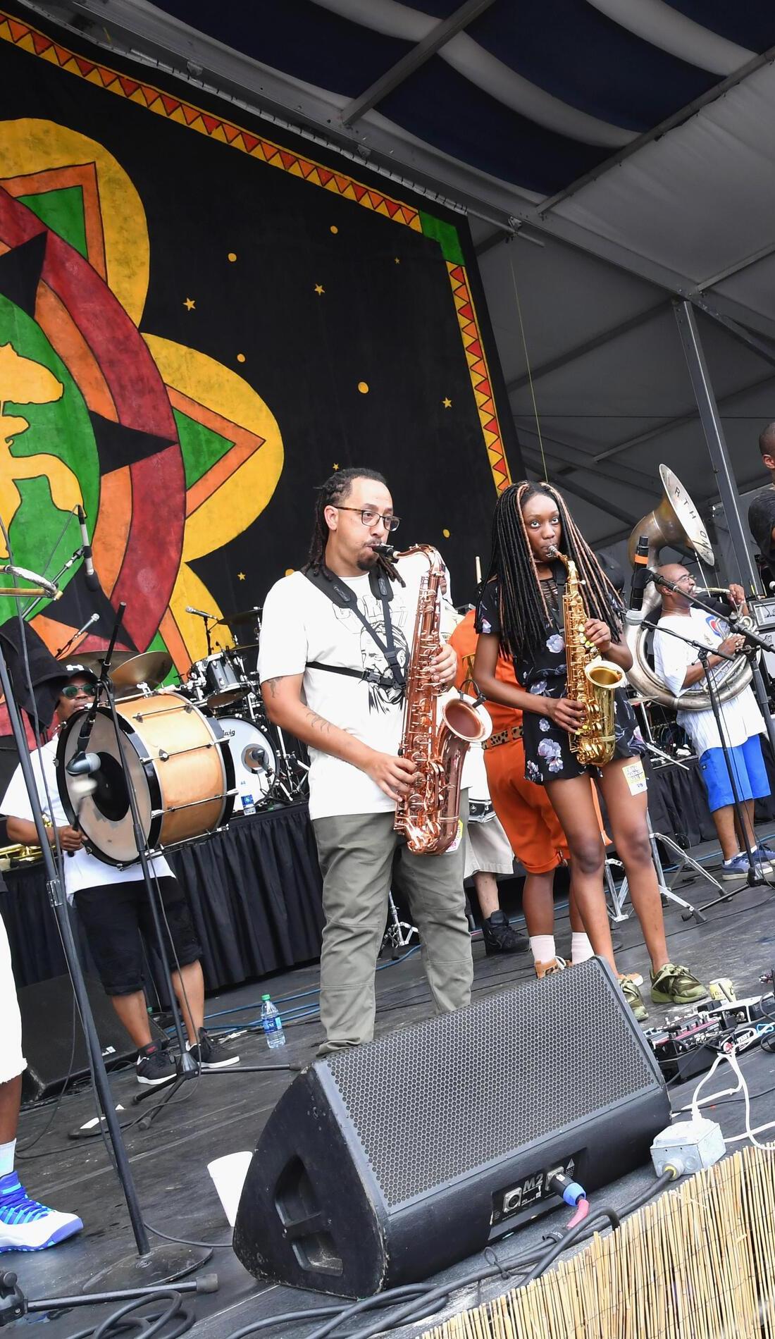 A Rebirth Brass Band live event