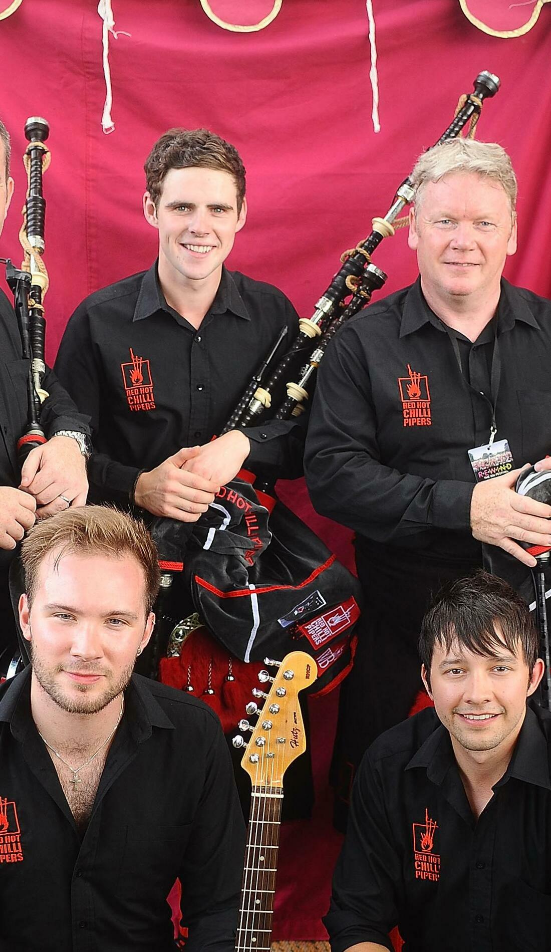 A Red Hot Chilli Pipers live event