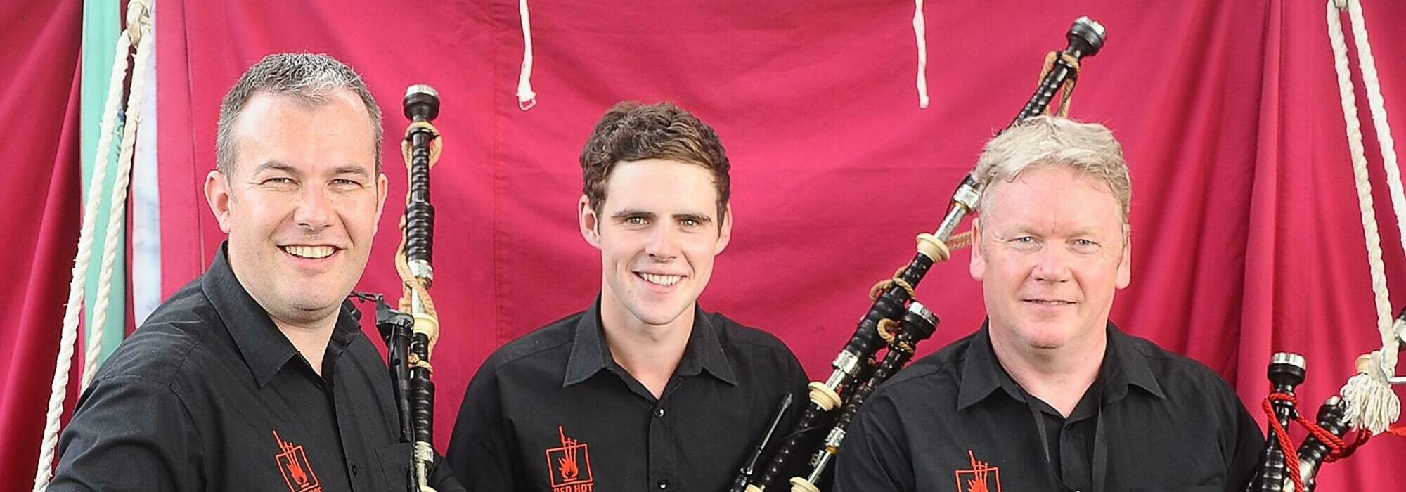 A Red Hot Chilli Pipers live event