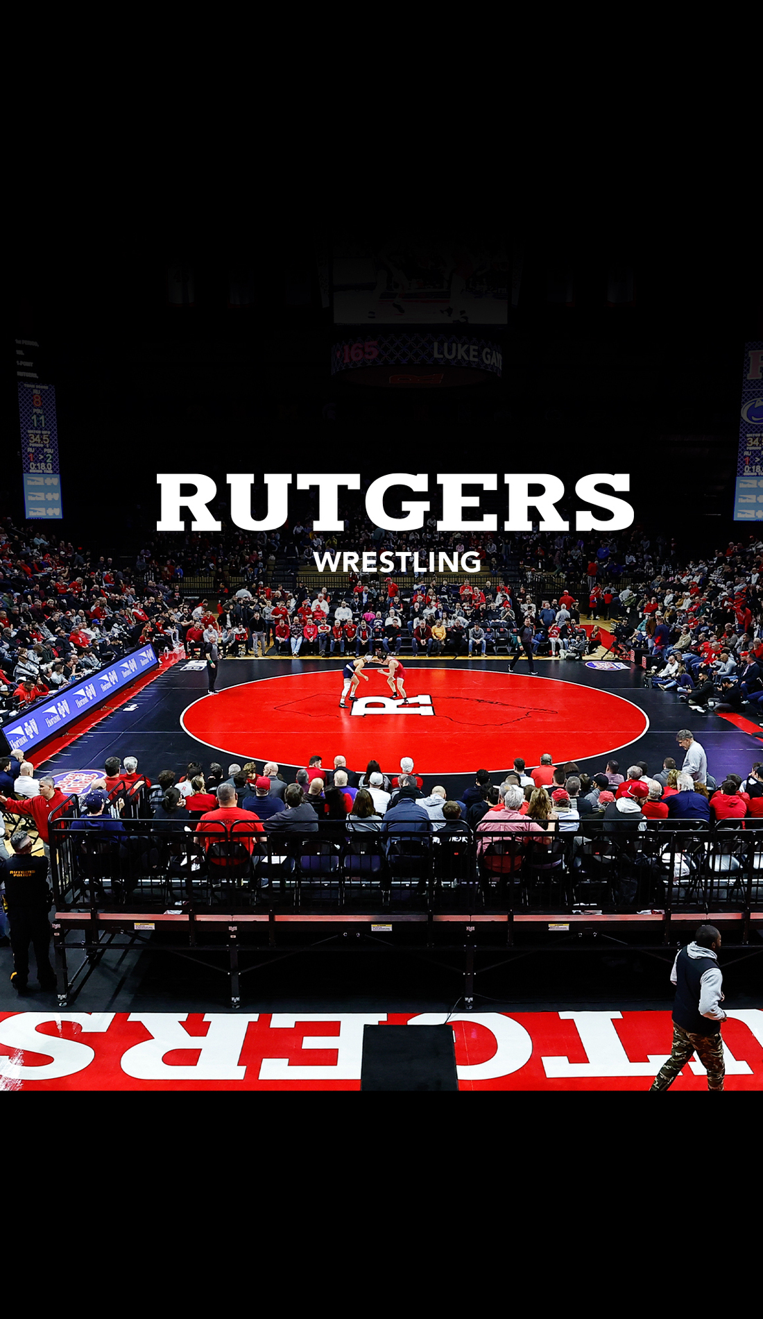 A Rutgers Scarlet Knights Wrestling live event