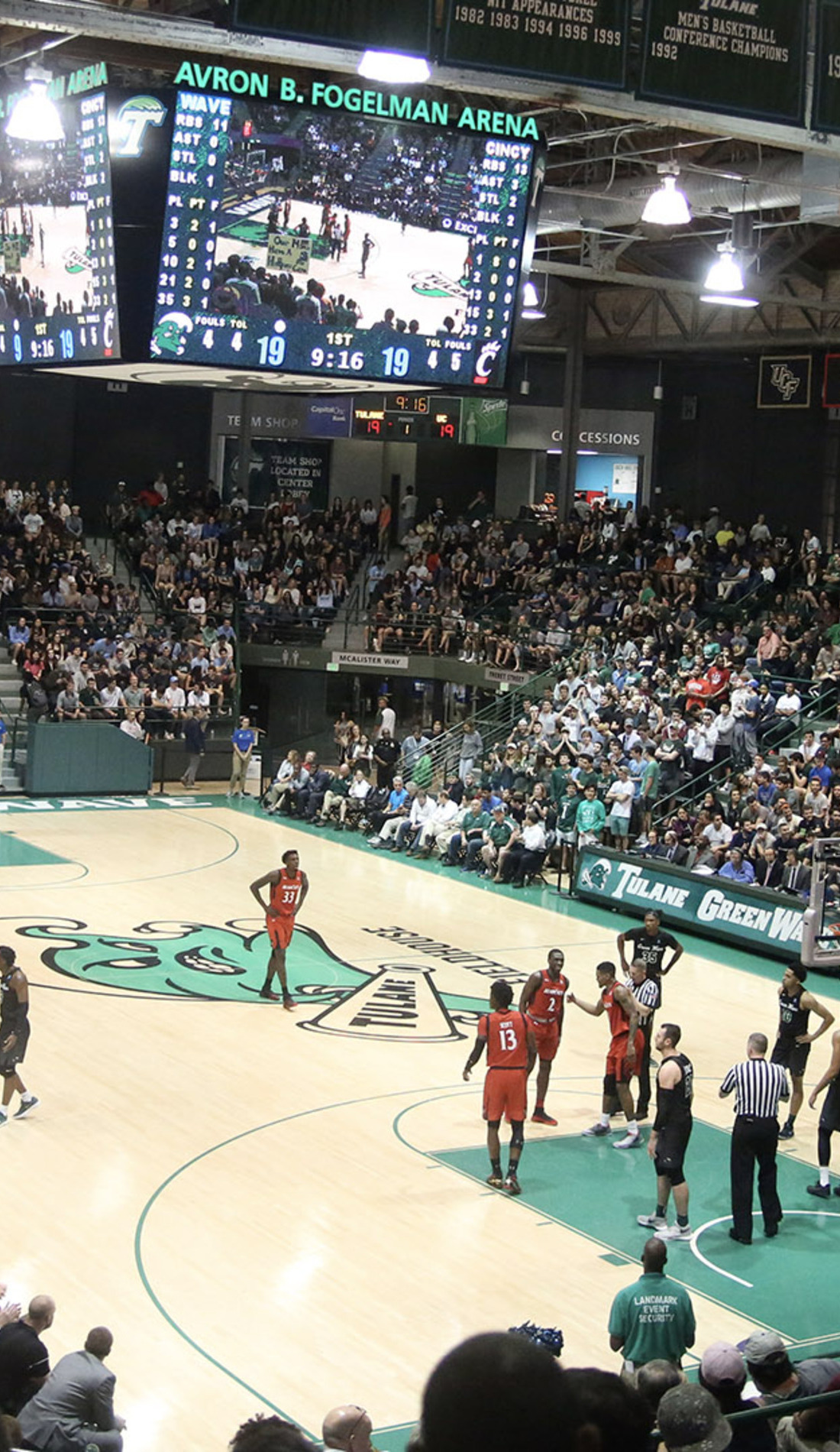 A Tulane Green Wave Basketball live event