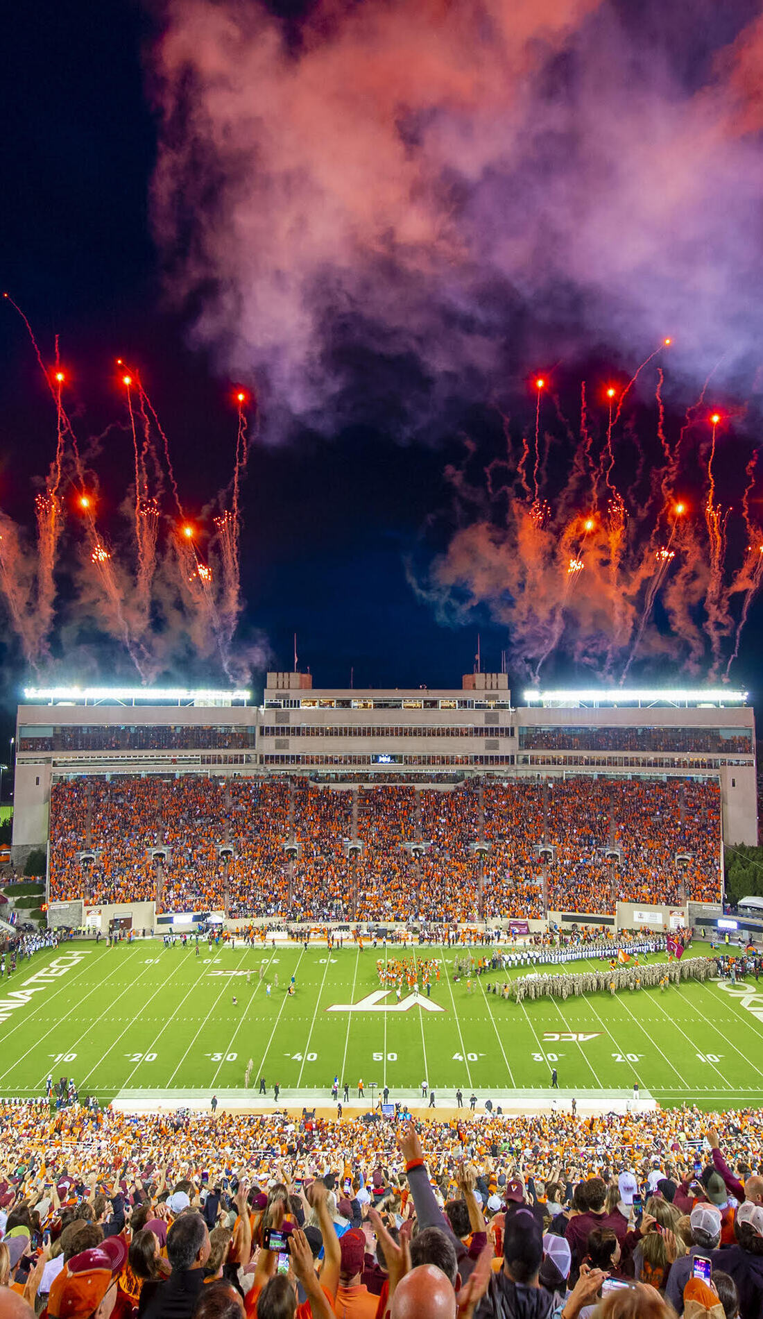 A Virginia Tech Hokies Football live event