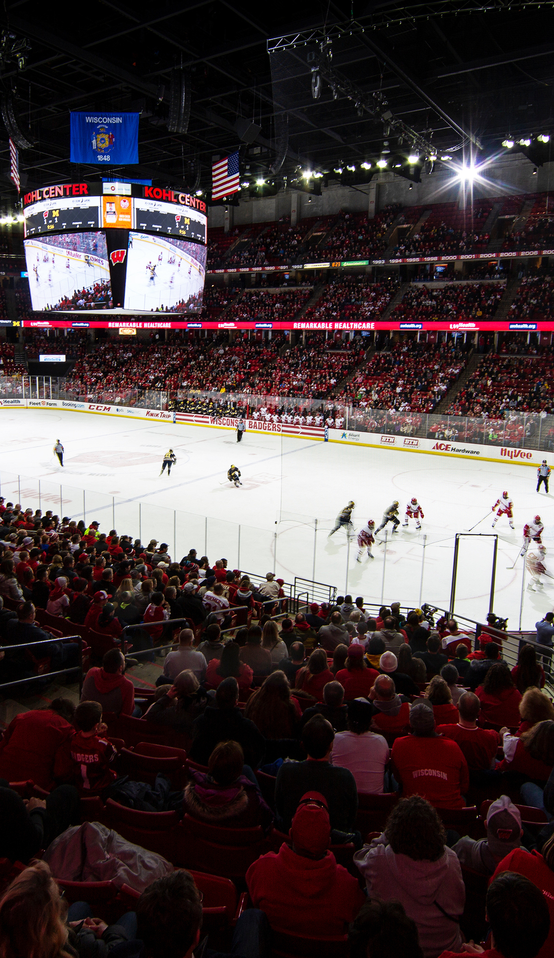 A Wisconsin Badgers Hockey live event