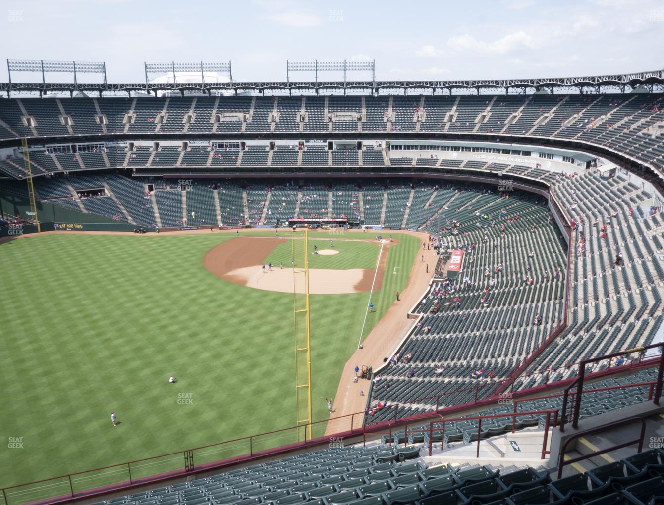 Globe Life Park Section 307 Seat Views | SeatGeek