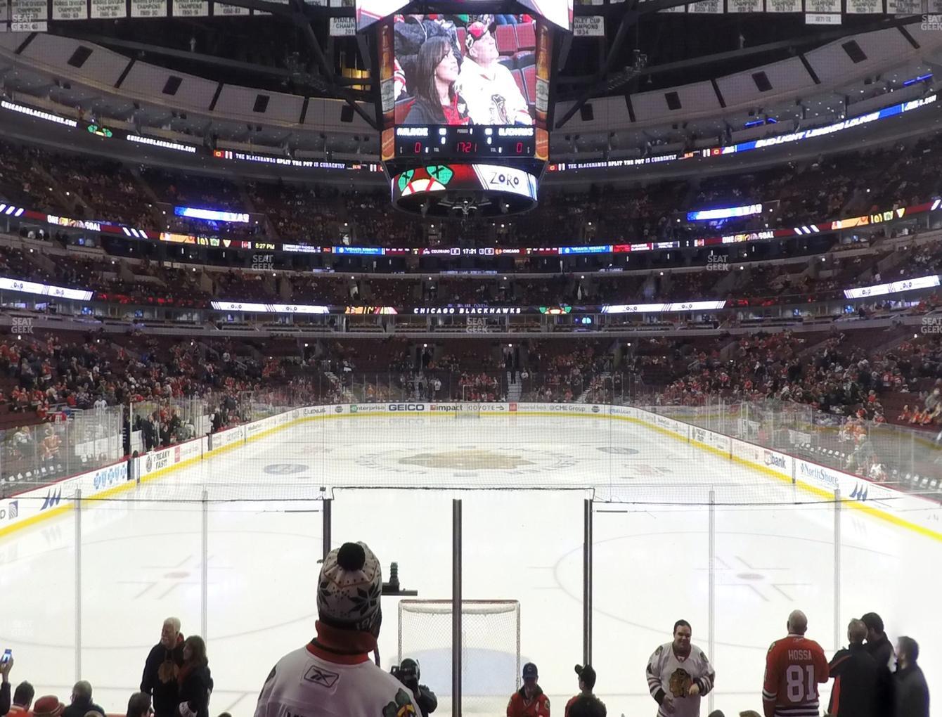 United Center Section 117 Seat Views SeatGeek