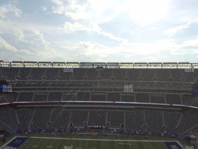 Your Ticket To Sports Concerts More Seatgeek Metlife Stadium Section 313 View