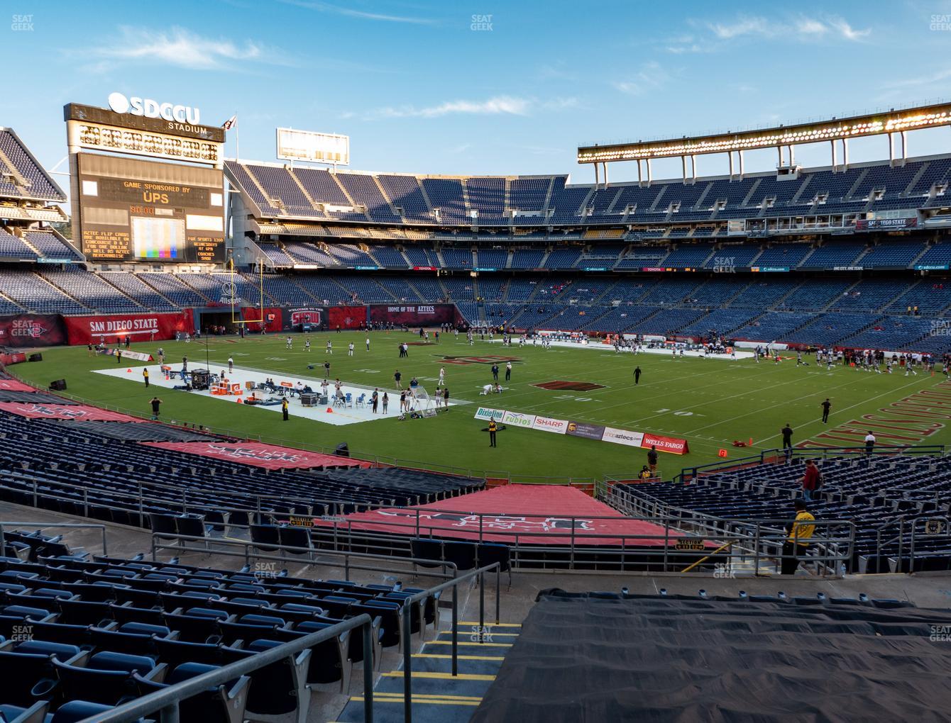 SDCCU Stadium Plaza 13 Seat Views | SeatGeek