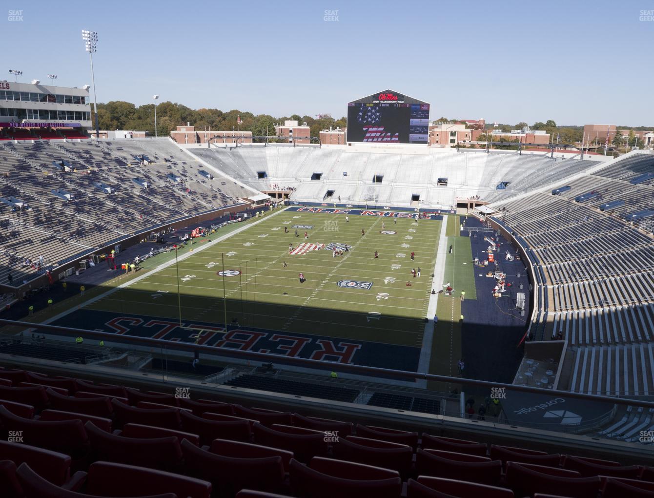 Vaught Hemingway Stadium South Zone Club 110 Seat Views | SeatGeek