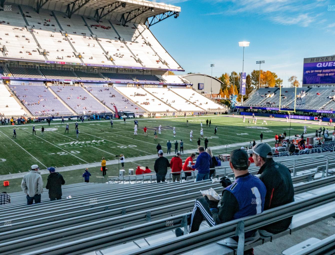 Husky Stadium Section 109 Seat Views | SeatGeek