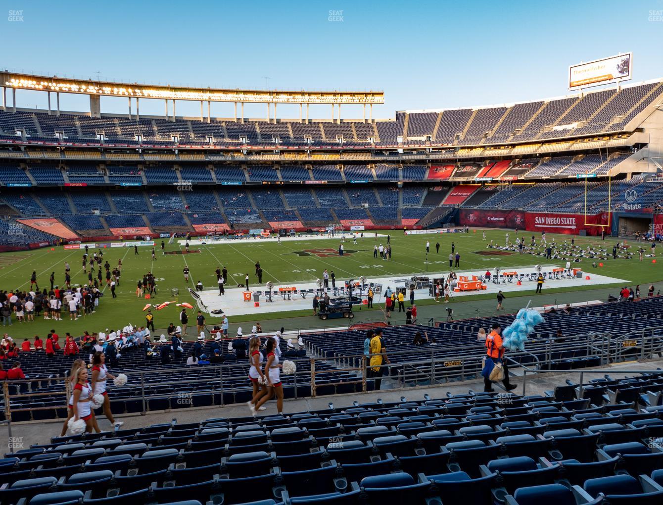 SDCCU Stadium Plaza 34 Seat Views | SeatGeek