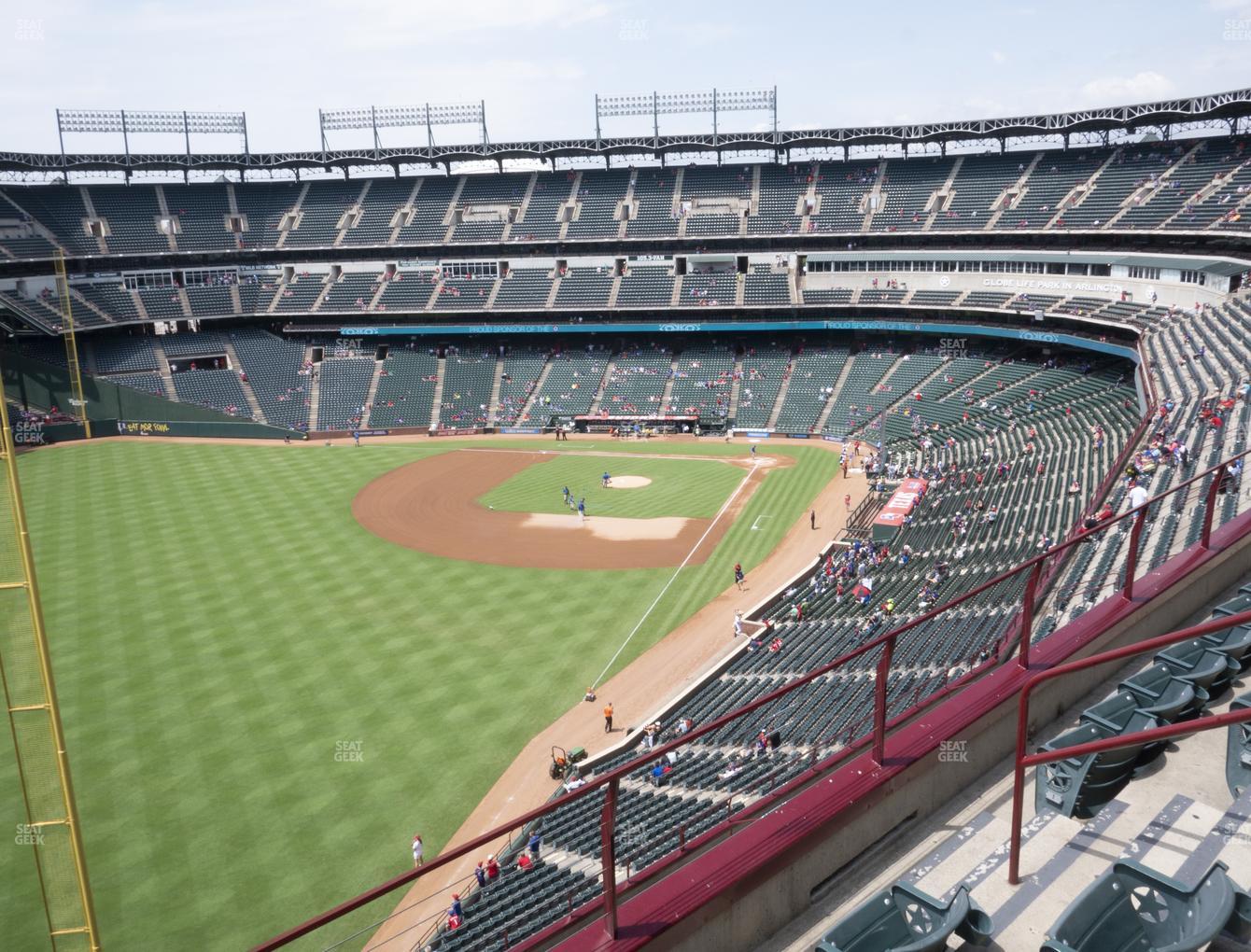 Globe Life Park Section 309 Seat Views | SeatGeek