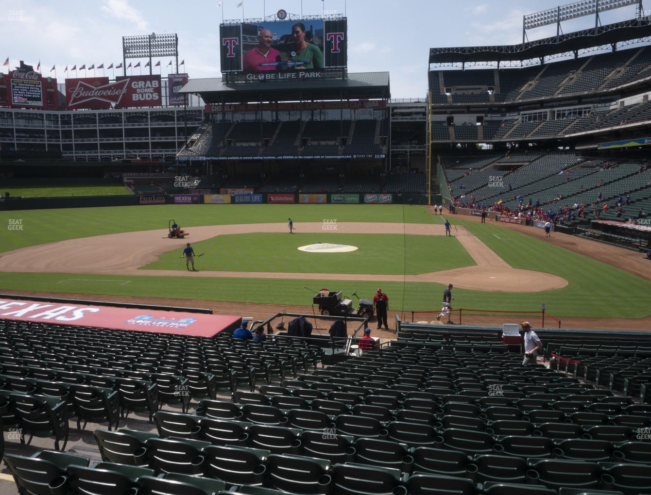 Ballpark In Arlington Seating Chart With Rows