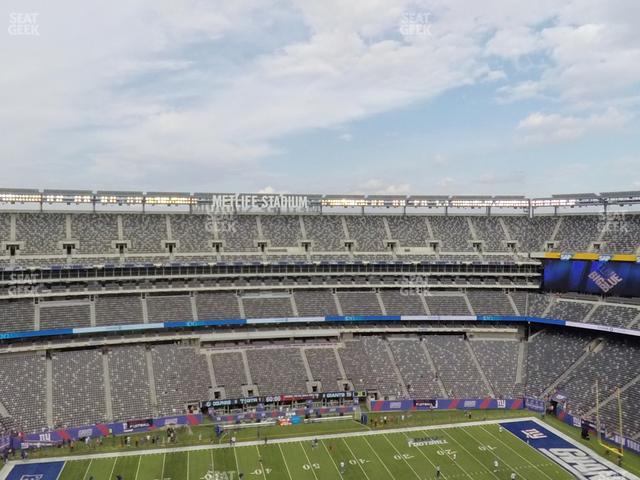 Your Ticket To Sports Concerts More Seatgeek Metlife Stadium Section 340 View