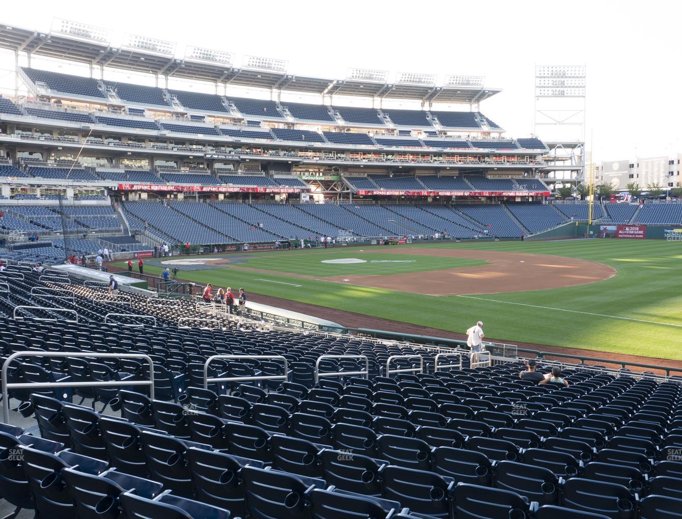 Washington Nationals Park Seating Chart With Rows