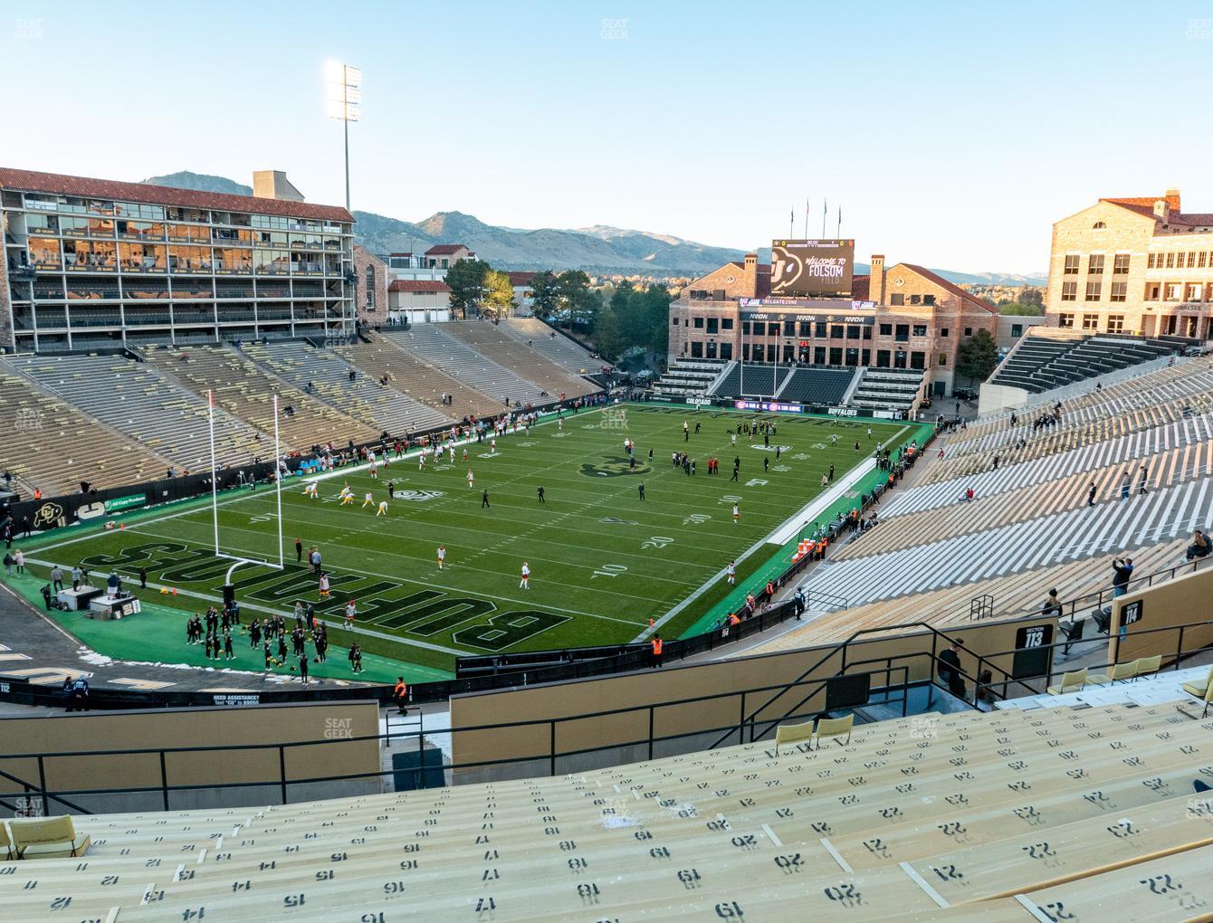 Folsom Field Seating Chart With Seat Numbers