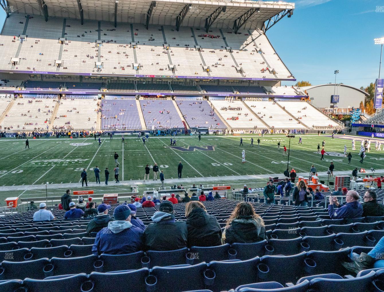 Husky Stadium Section 107 Seat Views | SeatGeek