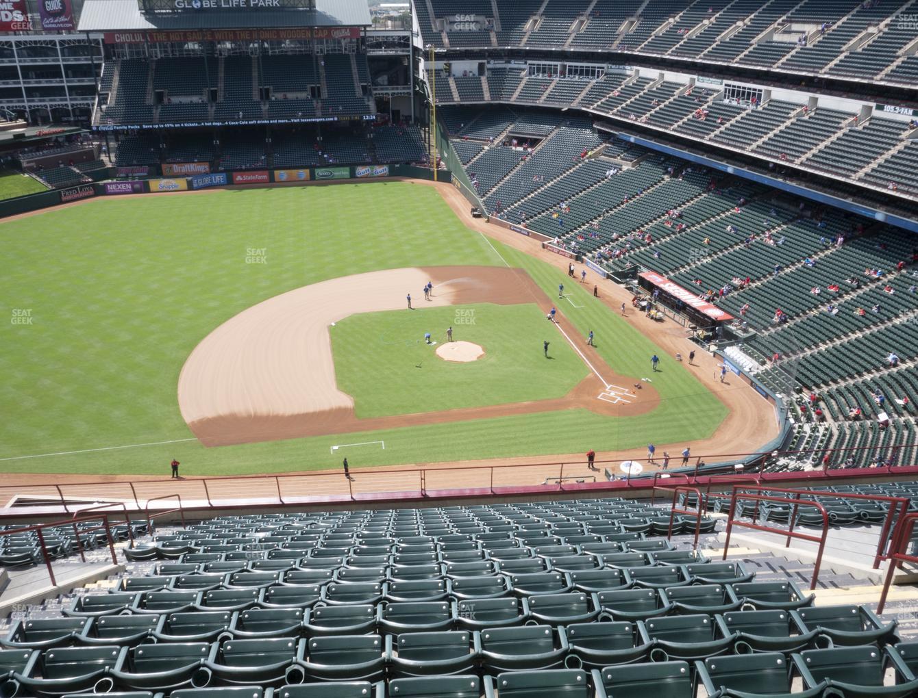 Globe Life Park Section 319 Seat Views | SeatGeek