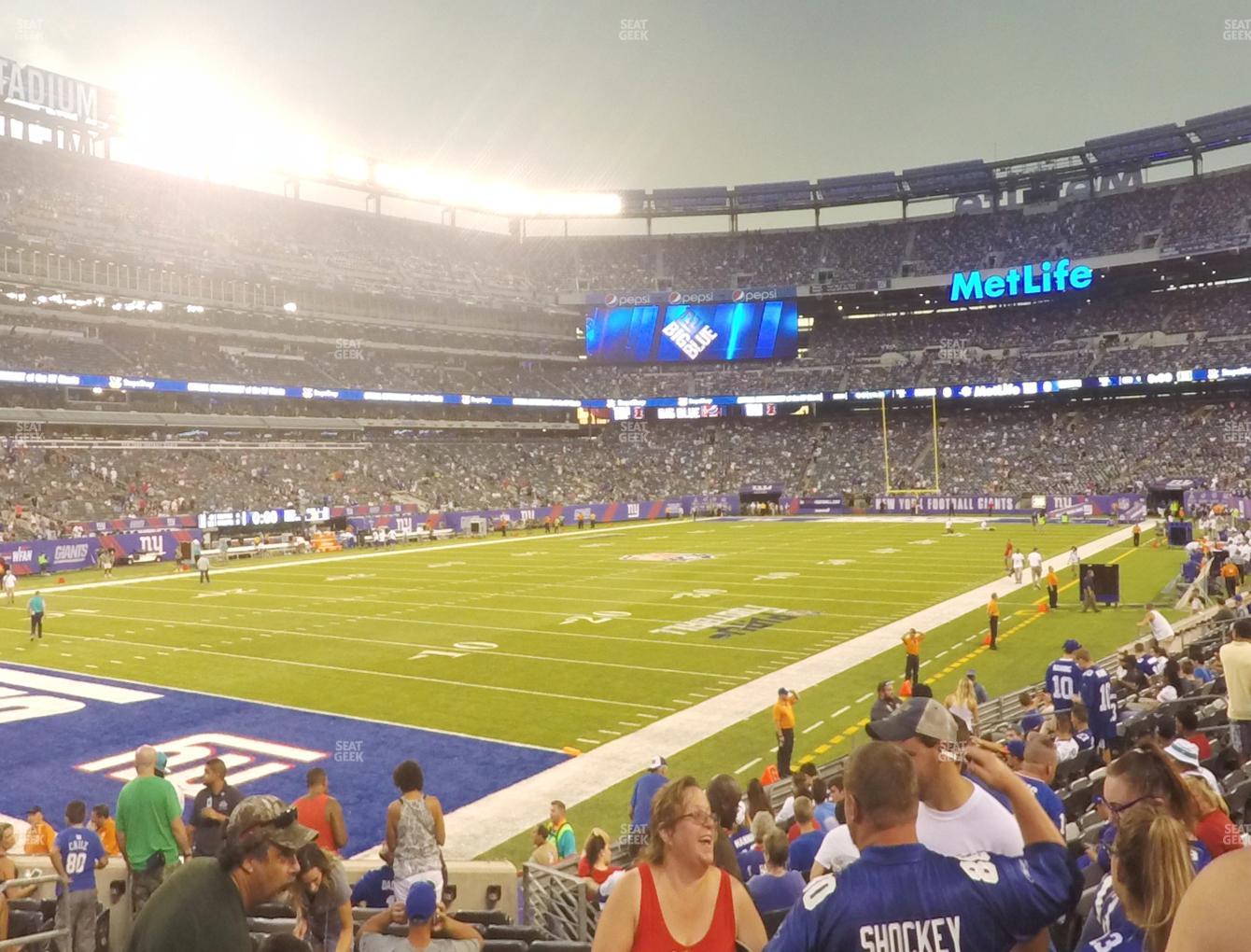 MetLife Stadium Section 121 Seat Views SeatGeek