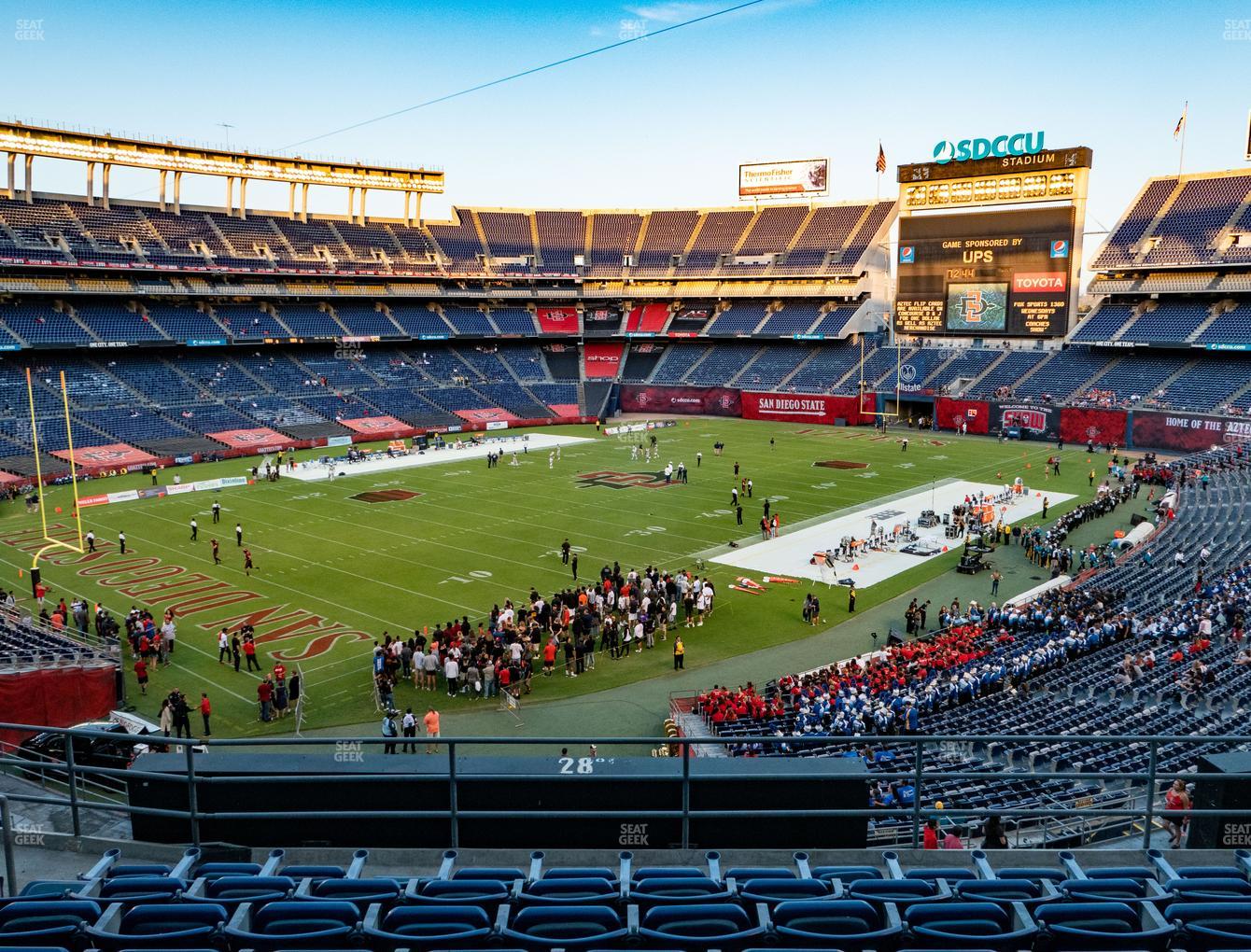 SDCCU Stadium Club 28 Seat Views | SeatGeek