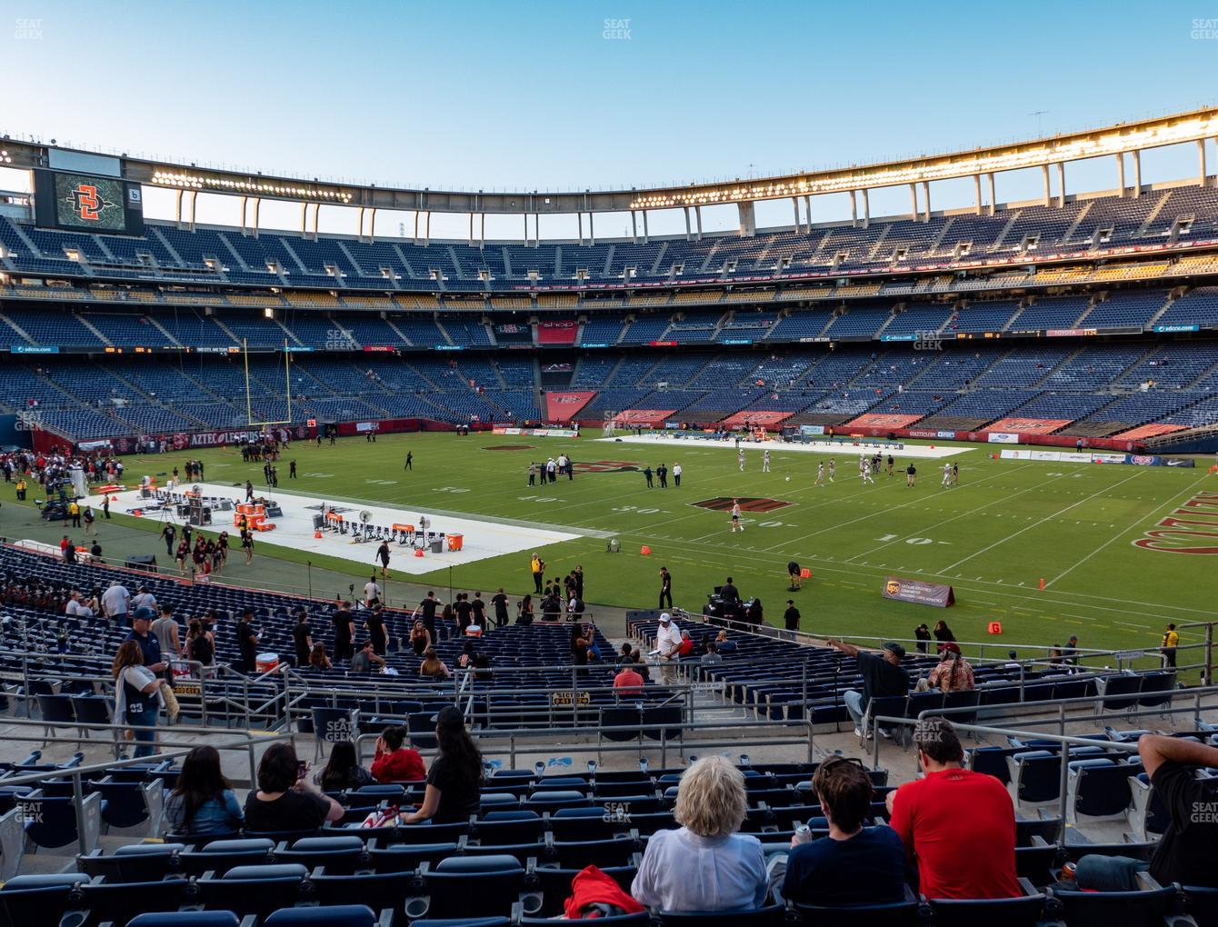 SDCCU Stadium Plaza 43 Seat Views | SeatGeek