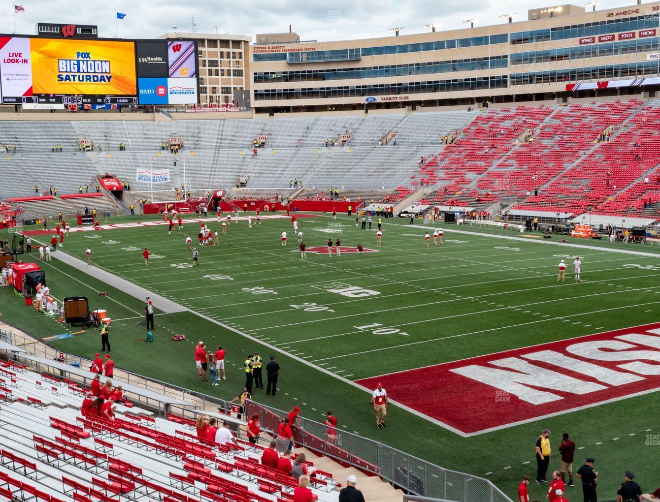 Camp Randall Student Section Seating Chart