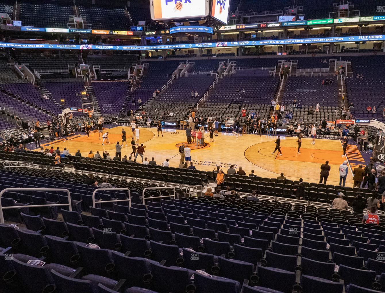 Talking Stick Resort Arena Section 113 Seat Views | SeatGeek