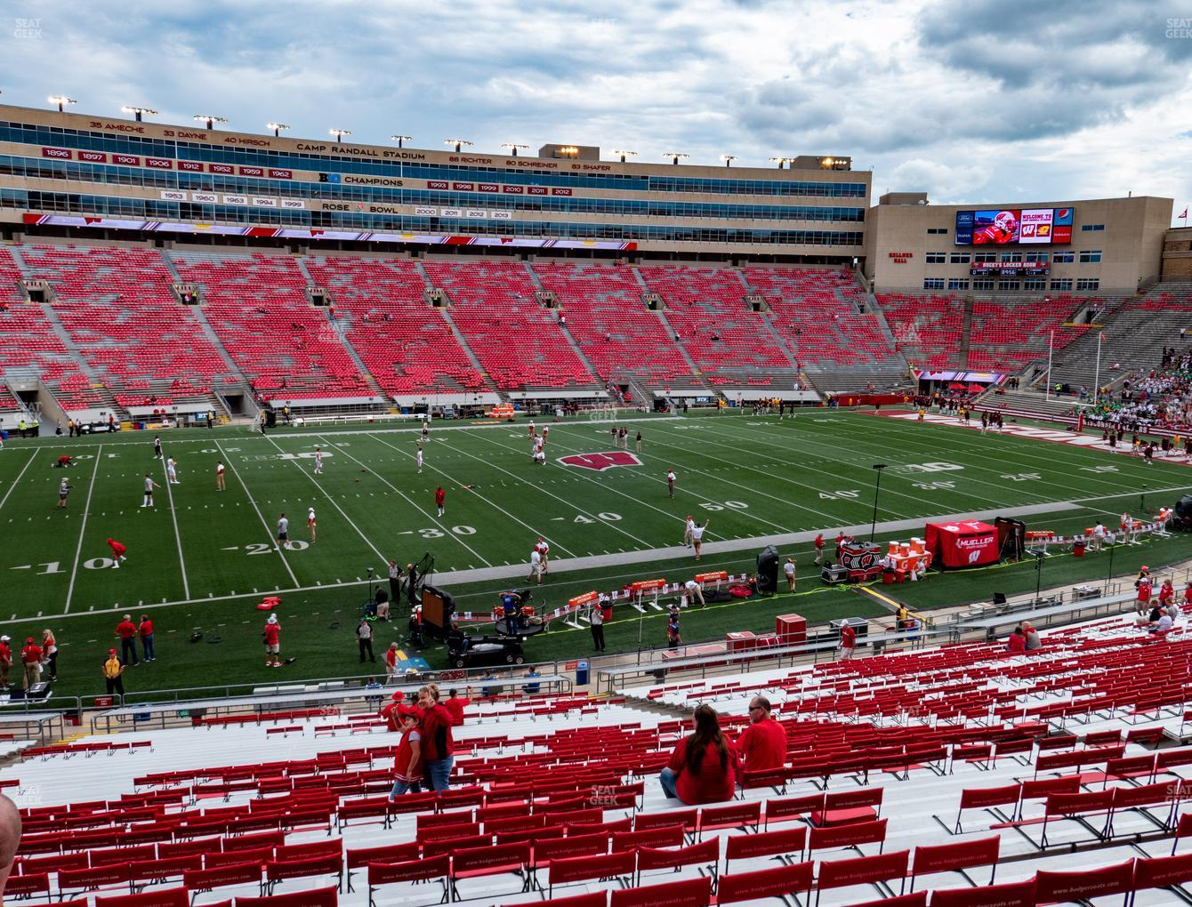 Seating Chart Camp Randall Stadium Wi