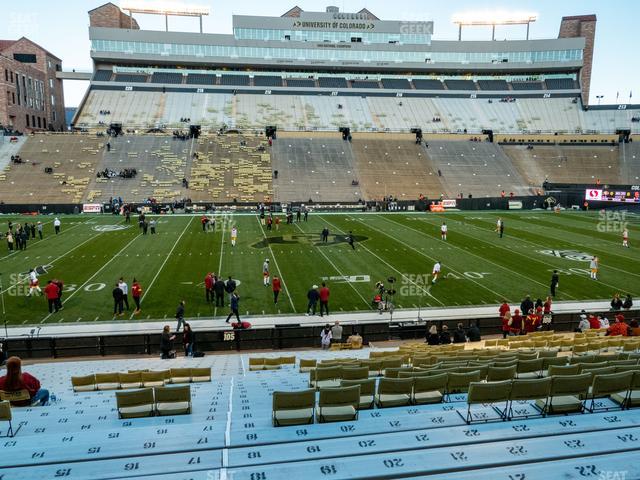 Folsom Field Section 104 Seat Views | SeatGeek