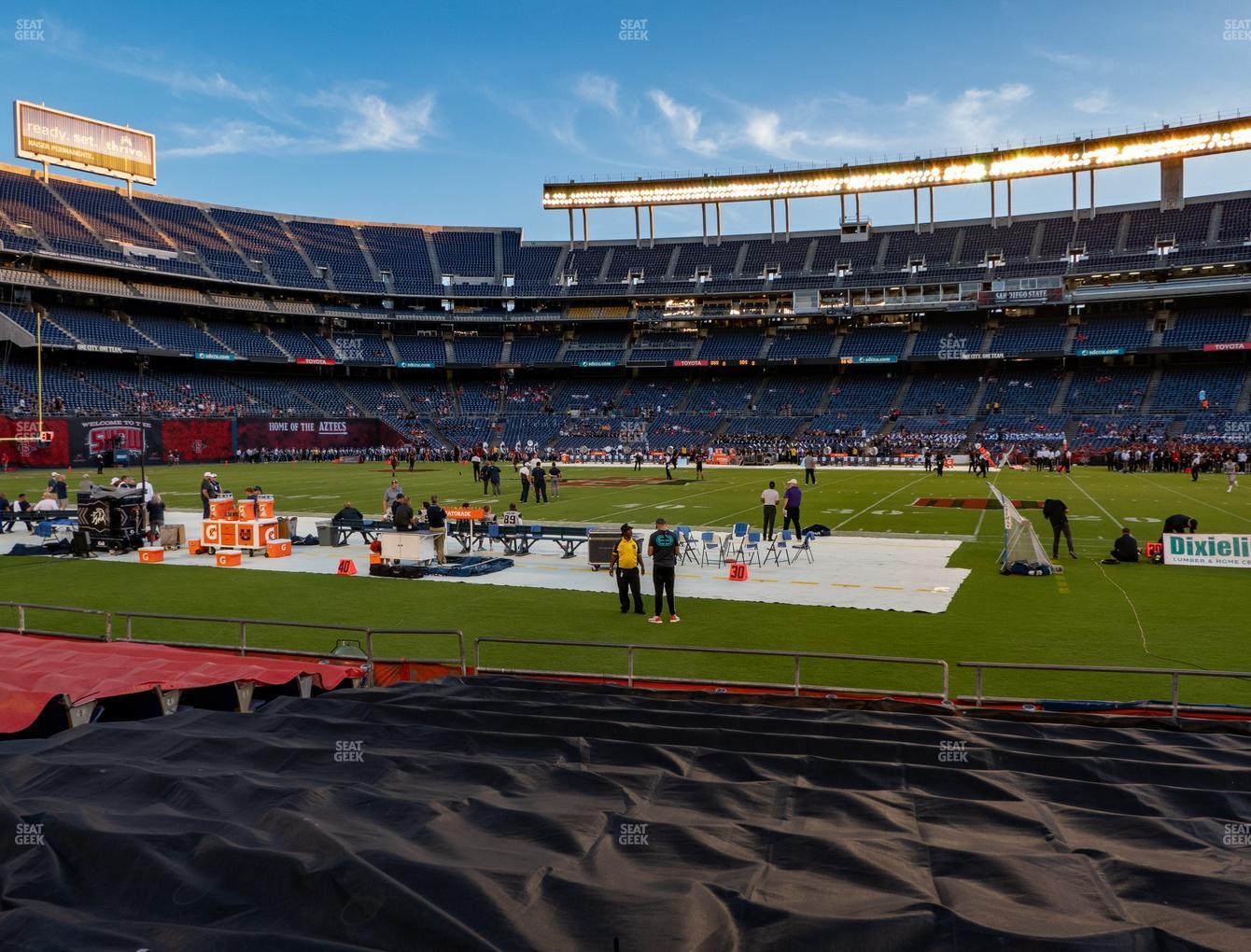 SDCCU Stadium Field 8 Seat Views | SeatGeek