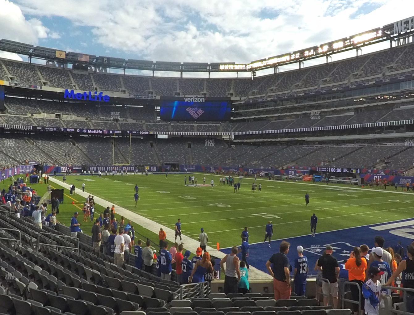 MetLife Stadium Section 106 Seat Views | SeatGeek