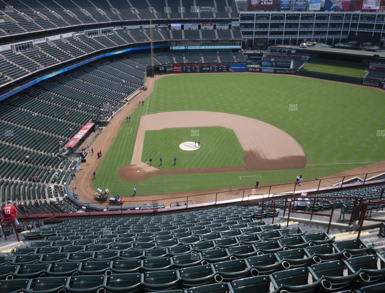 Globe Life Park Seating Map