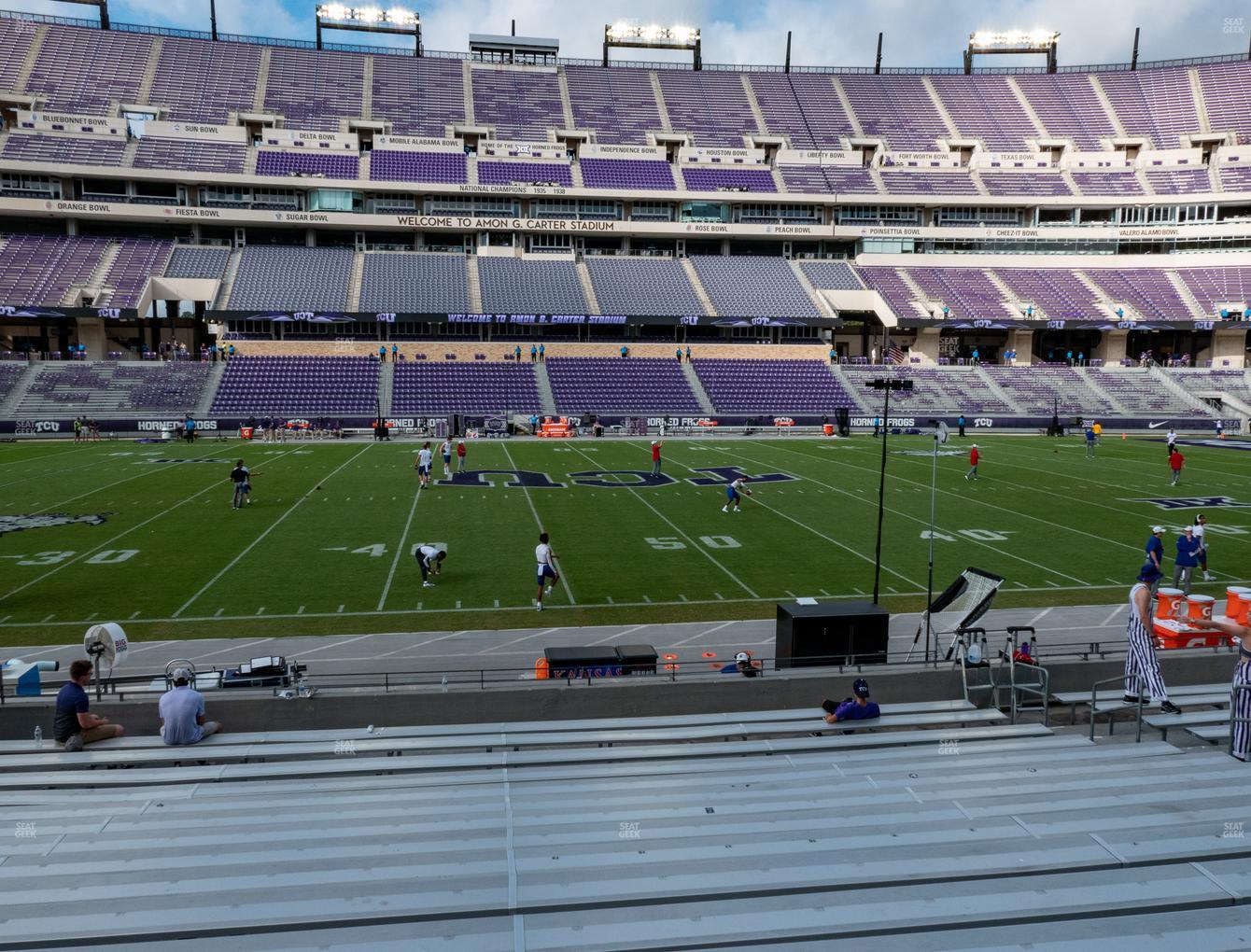 Amon G Carter Stadium Section 125 Seat Views Seatgeek