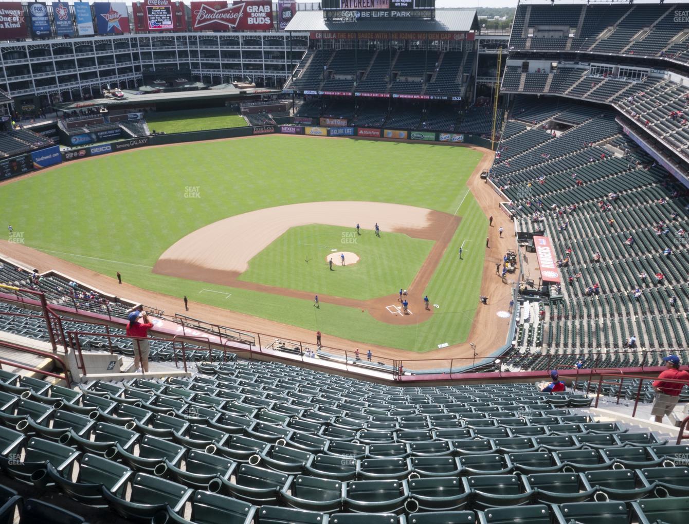 Globe Life Park Section 323 Seat Views | SeatGeek