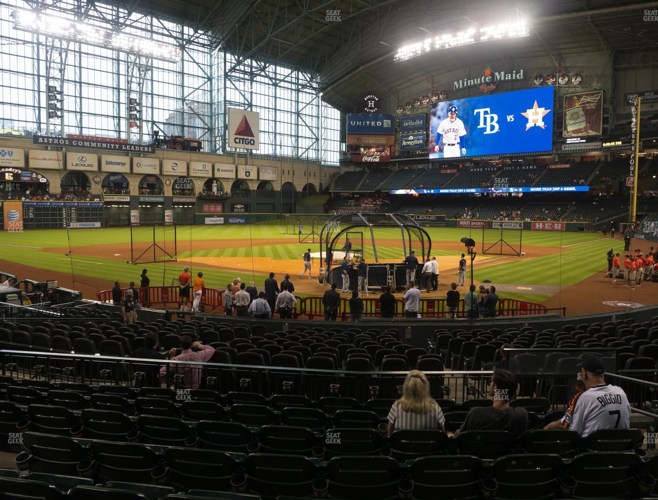 Minute Maid Park Section 118 Seat Views Seatgeek