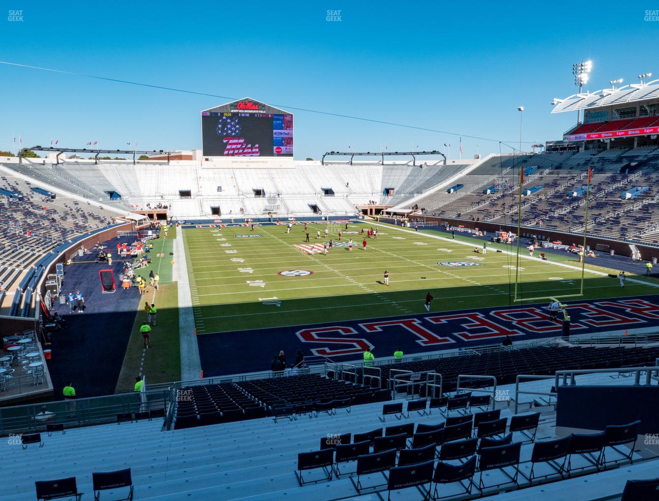 Vaught Hemingway Stadium Seating Chart Row