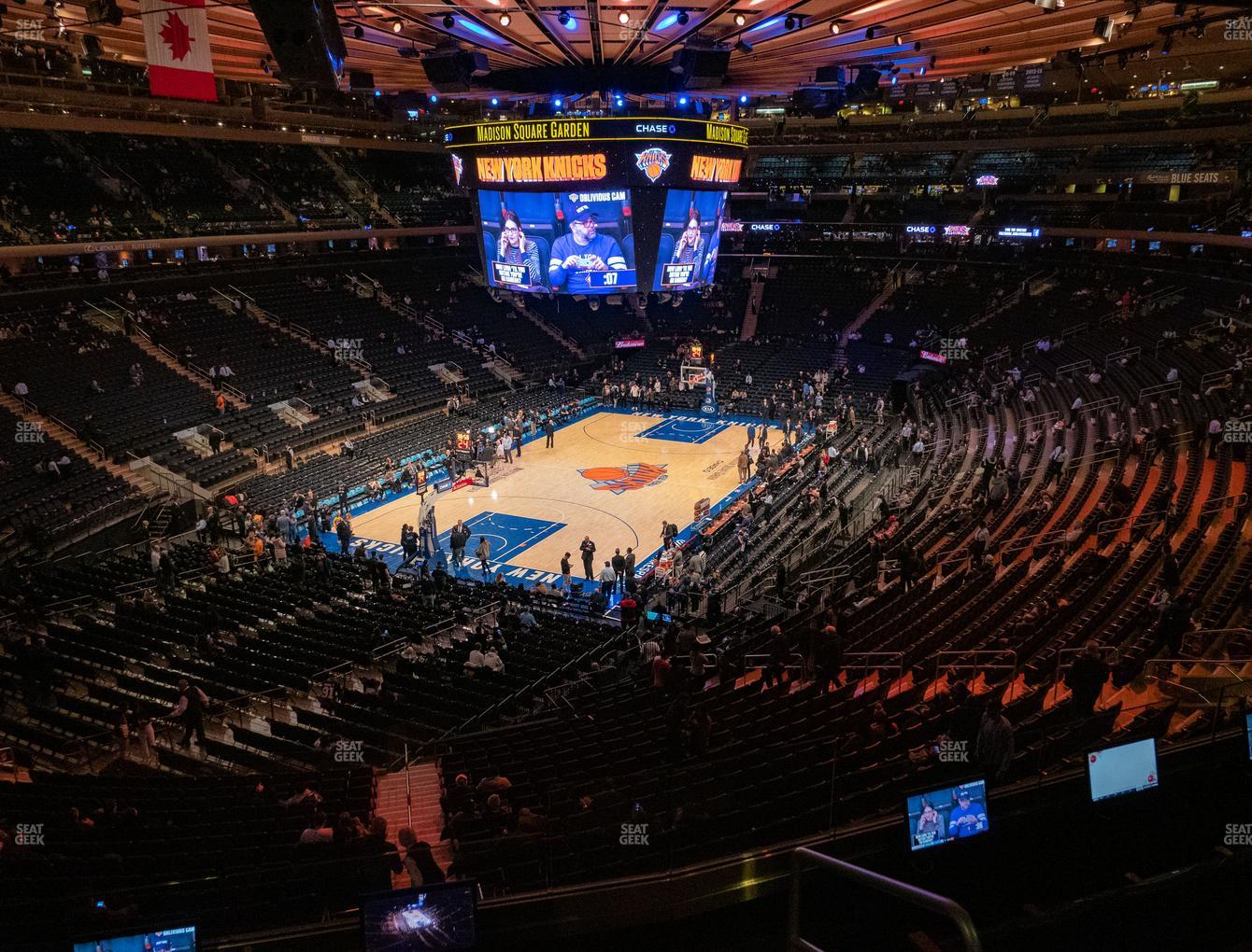 Madison Square Garden Section 206 Seat Views Seatgeek