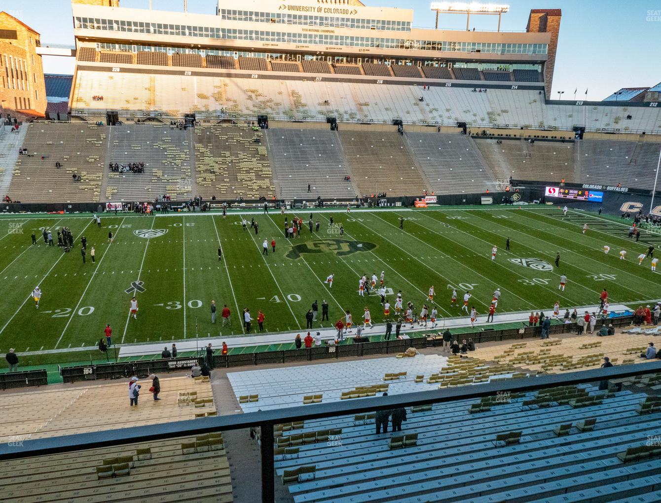 Folsom Field Section 301 Seat Views | SeatGeek