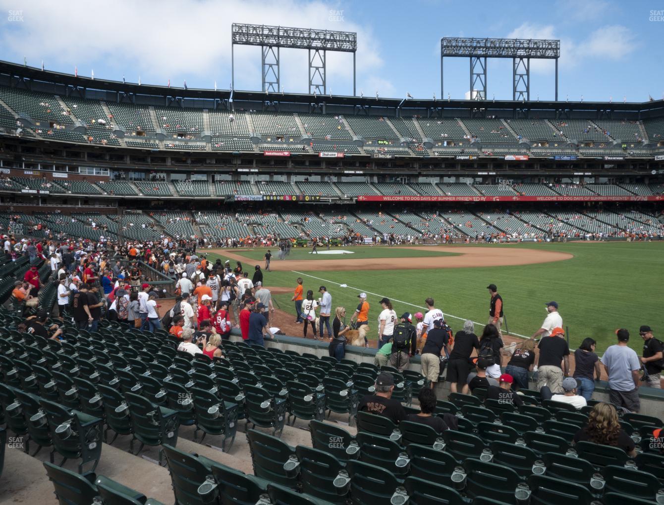 Oracle Park Section 101 Seat Views | SeatGeek